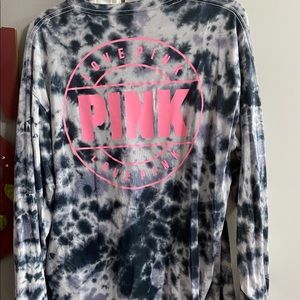 Long sleeve campus tee… Size large worn once pink by Victoria’s Secret